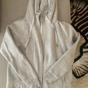LuluLemon Grey Zip-Up Hoodie